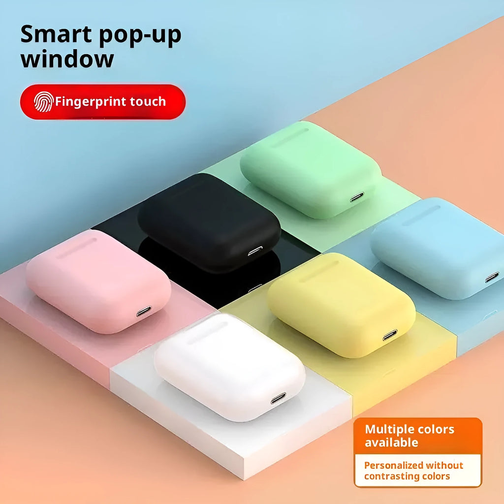 I12 wireless in-ear Bluetooth headset in Supreme Edition colours, silicone build, 10 metre range