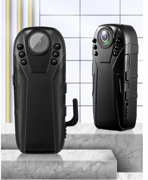 Portable HD 1080P law enforcement recorder with plastic shell, 125° wide angle, and infrared night vision