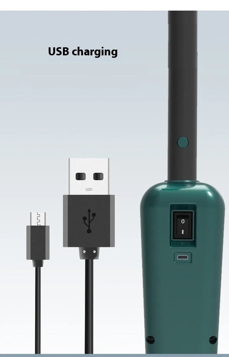 Wireless handheld sweeping and mopping all-in-one machine in S5 White or S5 Green colours