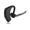 V9 Jerry Bluetooth wireless headset with microphone, showing ergonomic ear design and compact cable