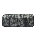 Square fabric storage bag with lid, 30cm, available in beige simple version for home organisation
