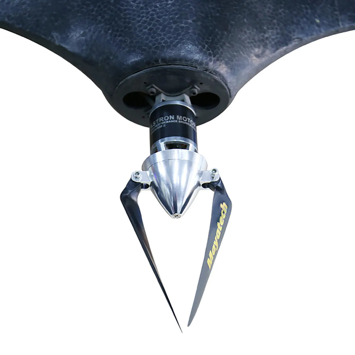 Black PE paddle glidder accessory with folding fittings for noise reduction, shown next to a paddle.
