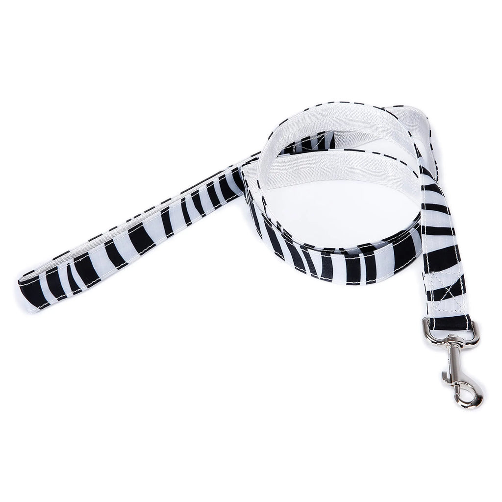 Black Christmas pet traction rope with plaid stripe pattern, 120cm imitation nylon extension strap