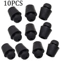 Set of 10 X16 coloured rubber automobile damping buckle clips for shock absorption.