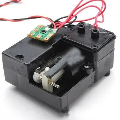 Black smoke box accessory for toy tanks with 360° rotation capability