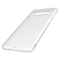 Transparent TPU Samsung S10 mobile phone case showing S10, S10e and S10 Plus compatibility