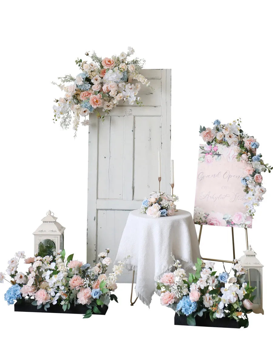 Artificial silk flower for wedding photo and ornamental decoration in A B C D Floral colour options