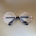 Pet dog sunglasses with lightweight CCB plastic frame, medium size 35cm, extension chain 6.5cm, multiple colour options