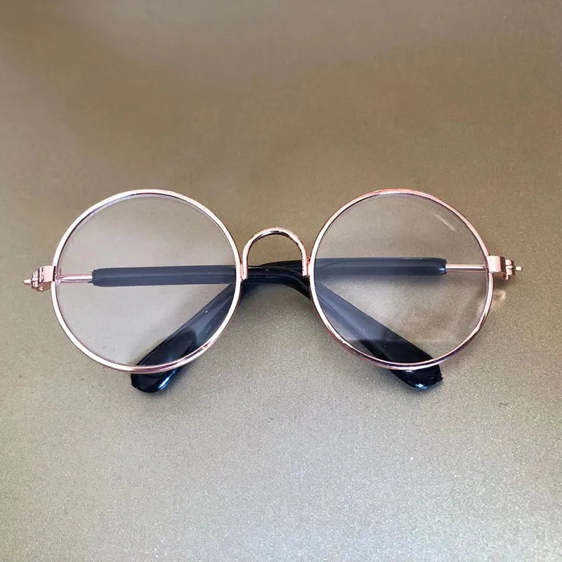 Pet dog sunglasses with lightweight CCB plastic frame, medium size 35cm, extension chain 6.5cm, multiple colour options
