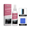100ml car surface wax polish bottle with 3x1.5x7cm sponge and 20x20cm towel for car paint maintenance