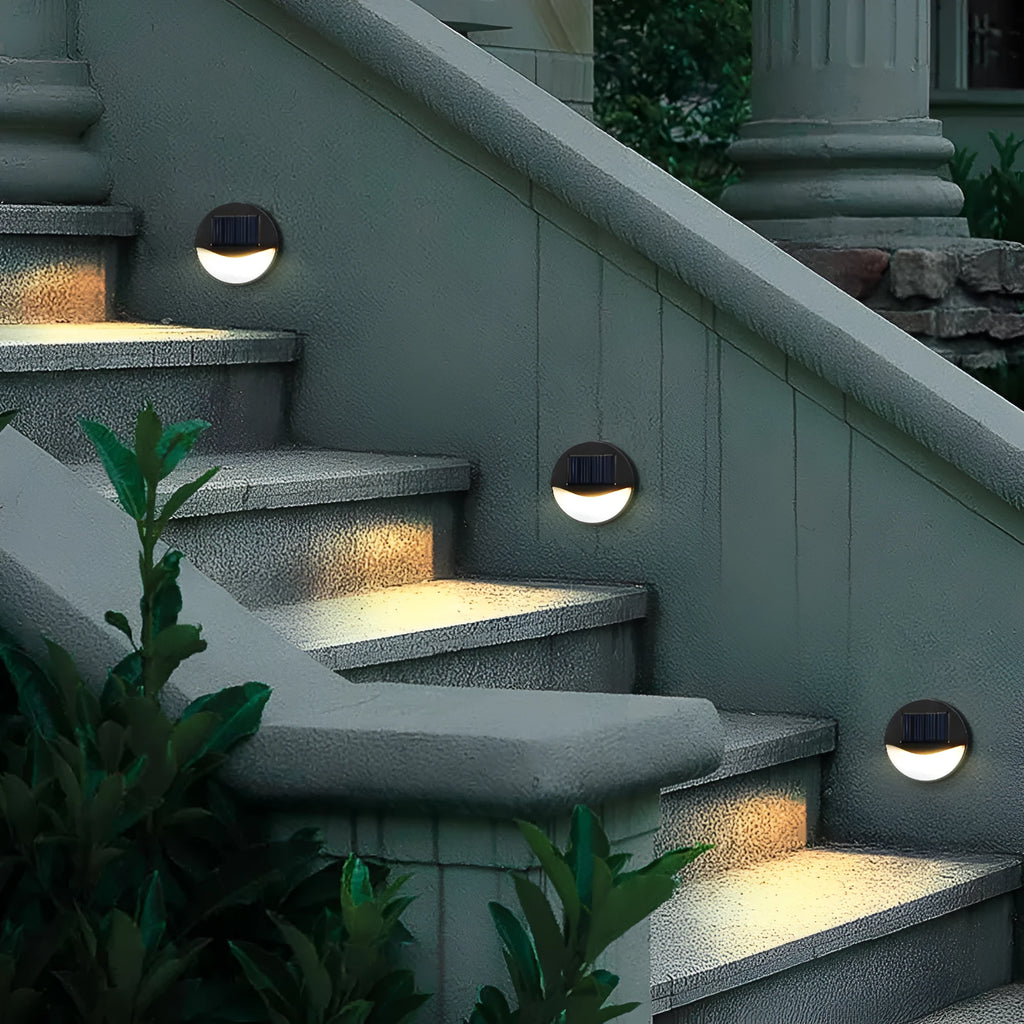 Solar outdoor yard lamp home abstraction plastic LED light rainproof 5W 80×80mm