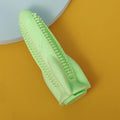 Pet leaky ball rocket shape teething stick in solid colour, 15cm, for dogs