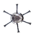 Stainless steel replacement brush head accessory for a lithium battery electric wire mower.