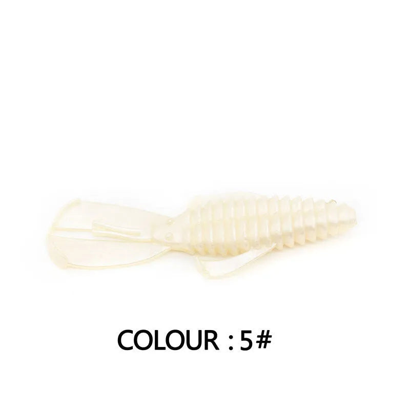 PVC fishing soft bait lures in 8cm and 12cm sizes showing colour variations 1-12
