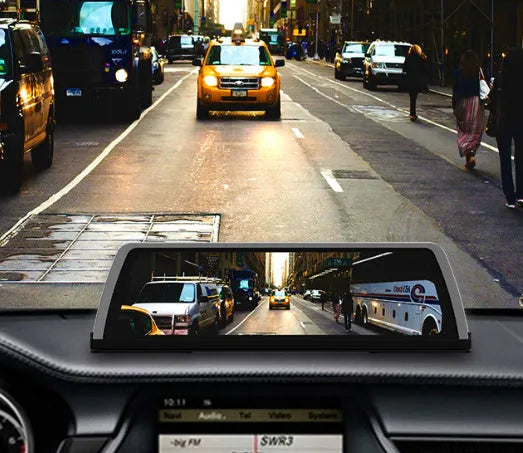 10-inch black smart navigation driving recorder with touch screen, GPS, Bluetooth and reversing image