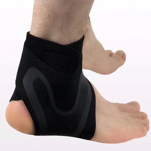 Ankle support brace for left or right foot, shown in sizes for shoe sizes 37 to 46.