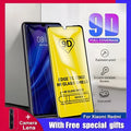 Full glue tempered glass screen film for Xiaomi phones, black or white, front film with anti scratch and anti fingerprint.
