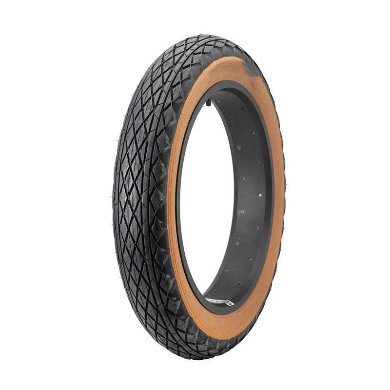 20x4.0 inch brown rubber replacement tyre for electric snowmobile or beach car