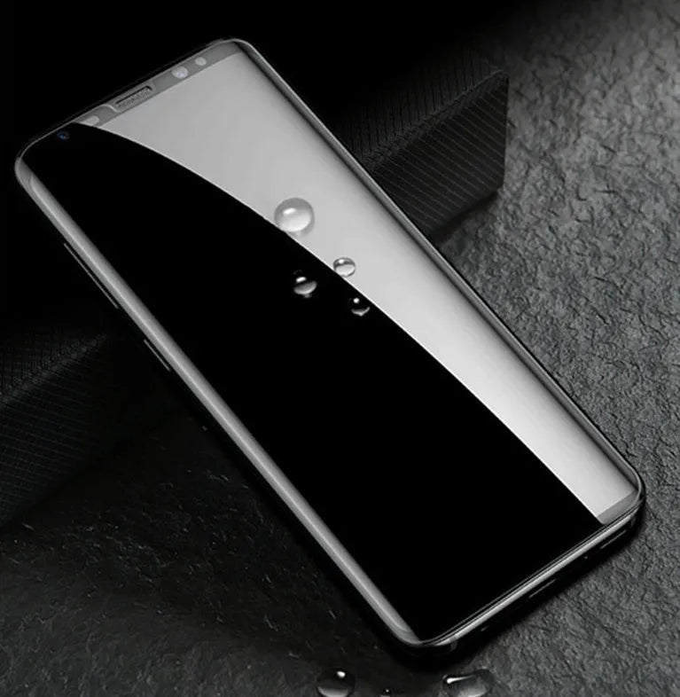 Tempered glass screen protector for Samsung Galaxy with anti-fingerprint and HD features