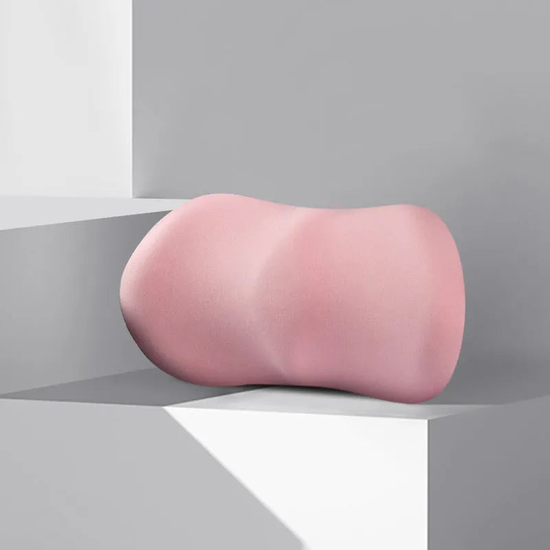 Car seat headrest and lumbar support pillows in multiple colour options