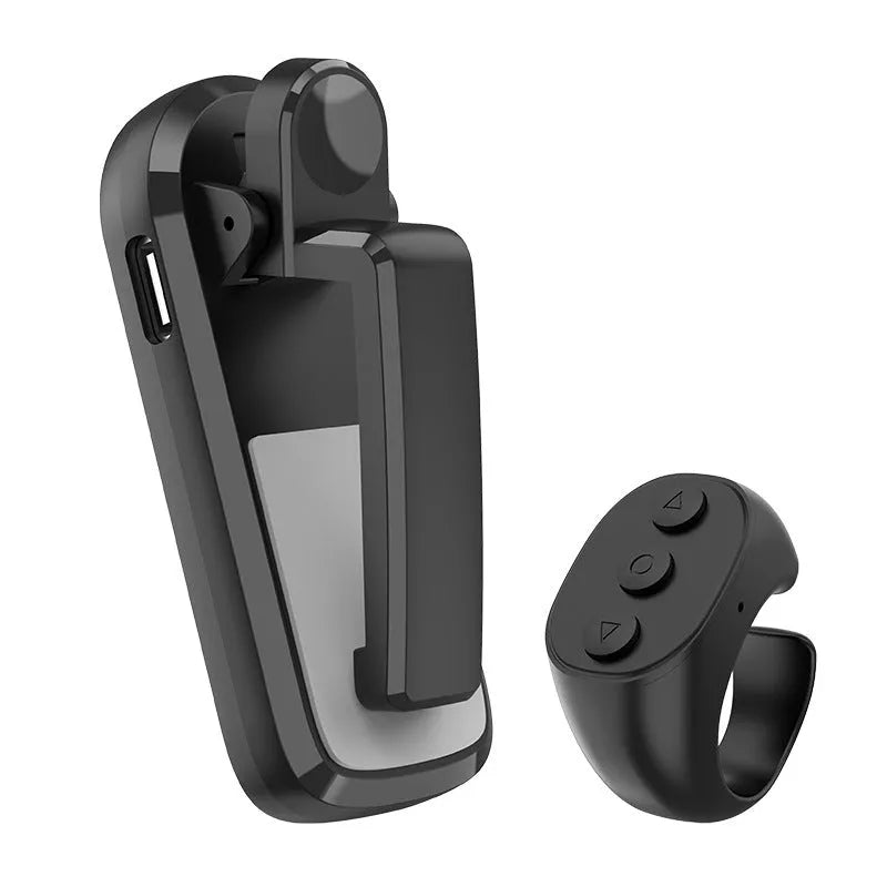 Smart wireless page turner remote control with clicker units in black, white, and pink colour options.