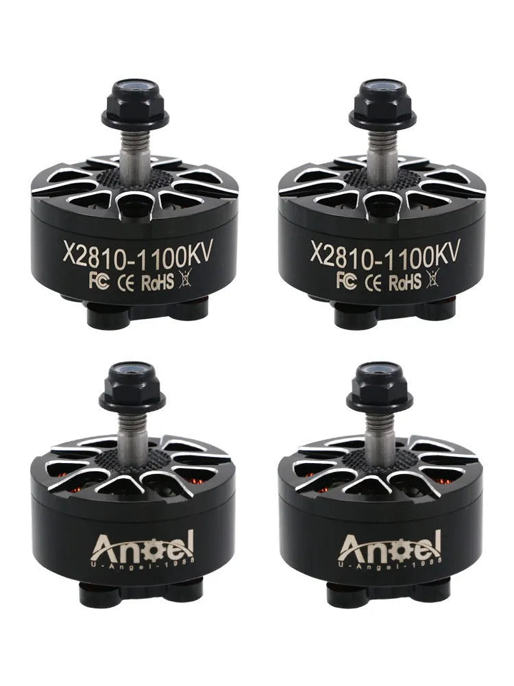 X2810 series brushless motor for RC drone and multi-axis flight model with metal construction.