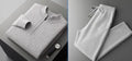 Men's heavy goat seven-needle thickened warm half-zip knit sweater in camel, dark gray or light gray, sizes S-XXXL.