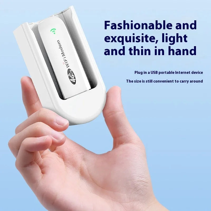 Portable Wi-Fi charging bin with plastic shell, 105x55x39mm compact size, and creative design, shown as 1PC