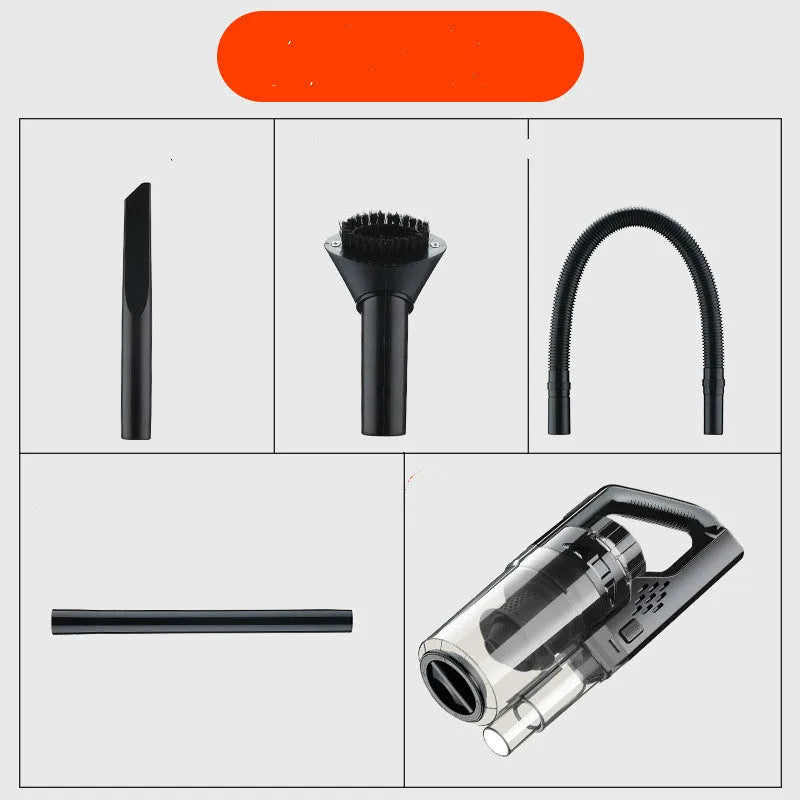 Wired car vacuum cleaner with PC body and 7000mbar suction on car seat