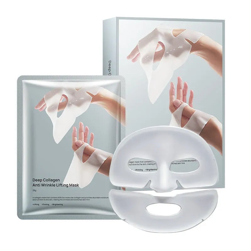 Collagen anti-wrinkle moisturising facial mask with 28ml serum for all skin types