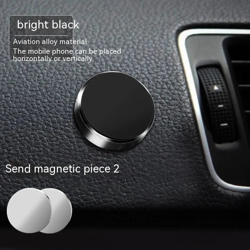 Zinc alloy magnetic car phone holder for air vent mounting with magnetic plates