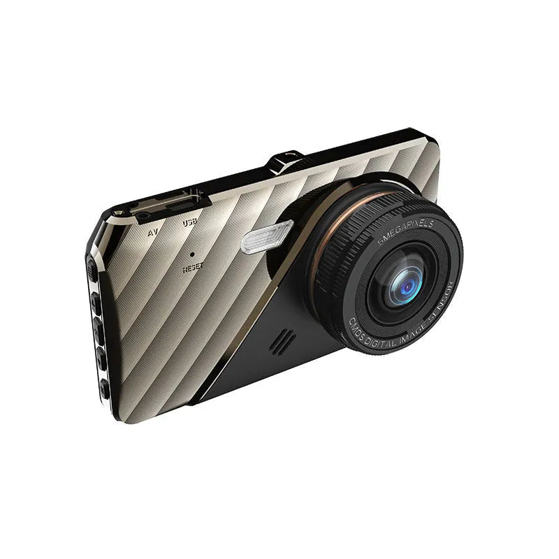 4 inch front and rear dual lens dashcam with touch screen display in colour match finish