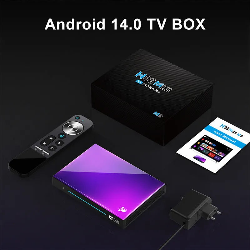 Edge computing box set-top board with Android eight-core processor, 96mm size, HDMI interface, and remote control