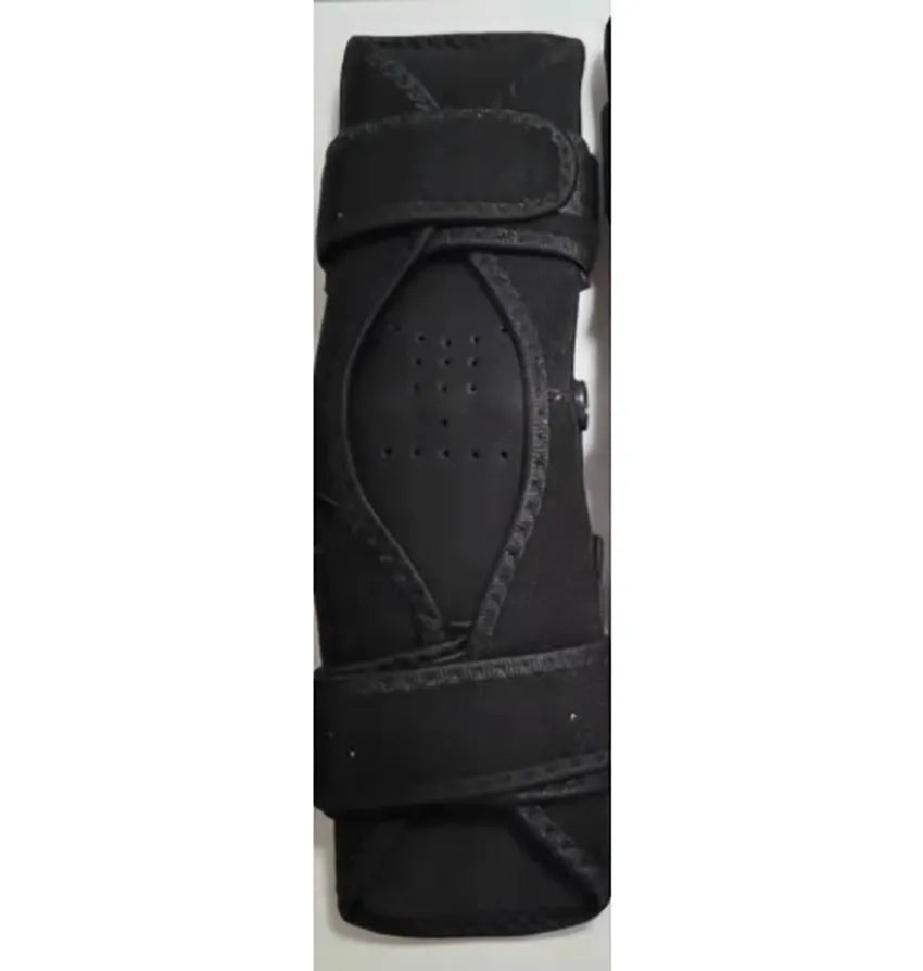Black and white knee pads for patella joint protection outdoor sports