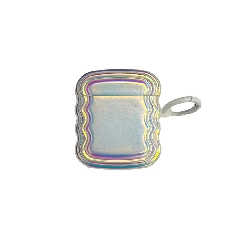 Silicone AirPods case with magic laser ring design for multiple AirPods generations
