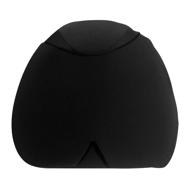Simple solid colour fully enclosed cold compress cap for head cooling.