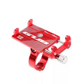 Aluminium bicycle phone holder with 360-degree rotation for handlebars 22-31.8mm