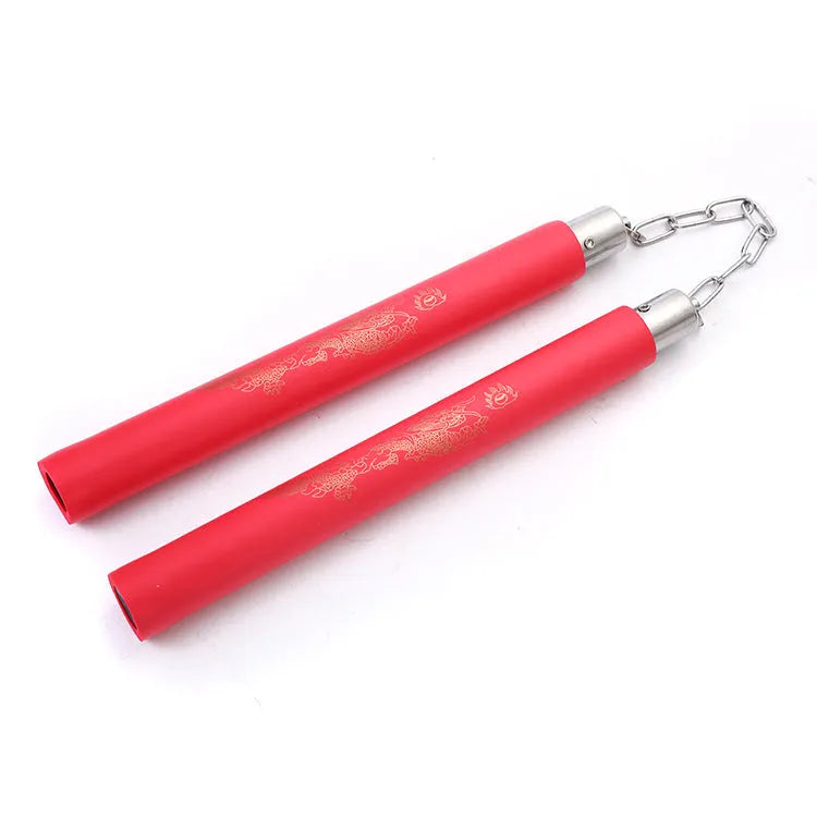 Set of soft EVA sponge nunchaku for children beginners practice in multiple colours