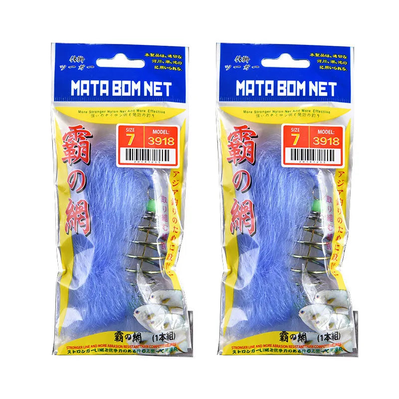 Hand cast fishing net with explosive hook spring mechanism and nylon mesh in multiple size options