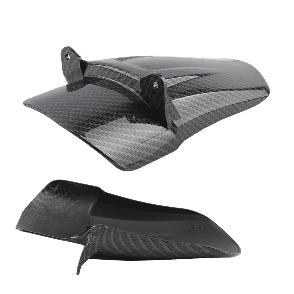 Carbon fibre motorcycle fender for light bee scrambling bike rear shock protection