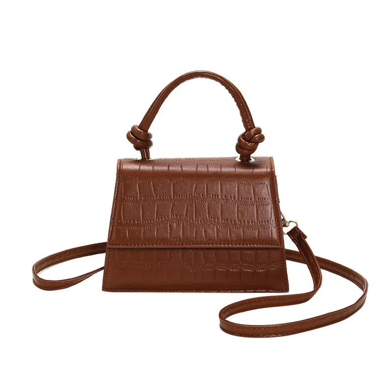 Urban minimalist PU leather commuter underarm bag for women in horizontal rectangle shape with stitched seams