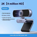 USB webcam with built-in microphone for home online classes, available in 200W to 800W and fixed or autofocus models