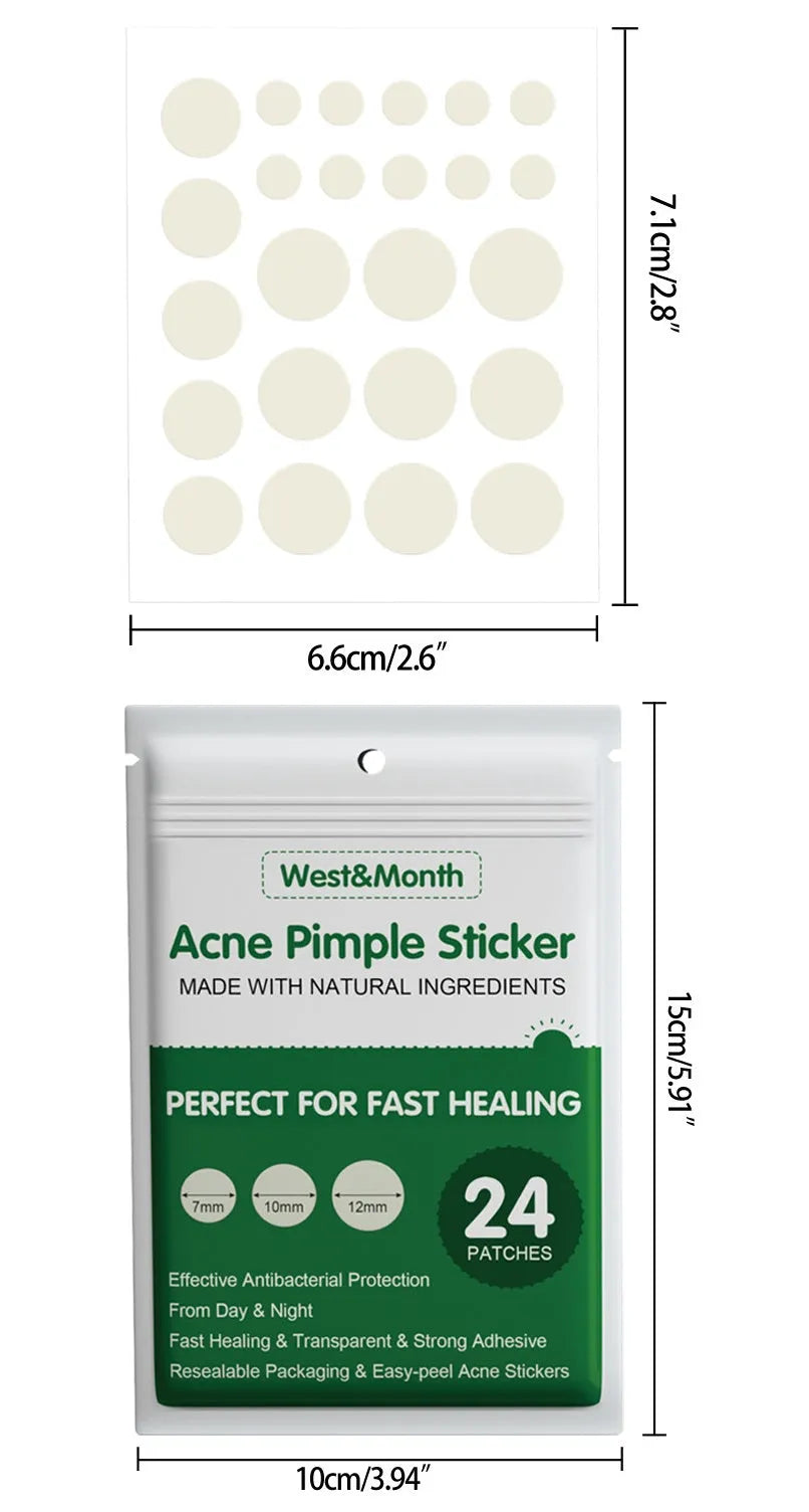 Repairing essential oil acne patch waterproof and breathable with tea tree and marigold oil