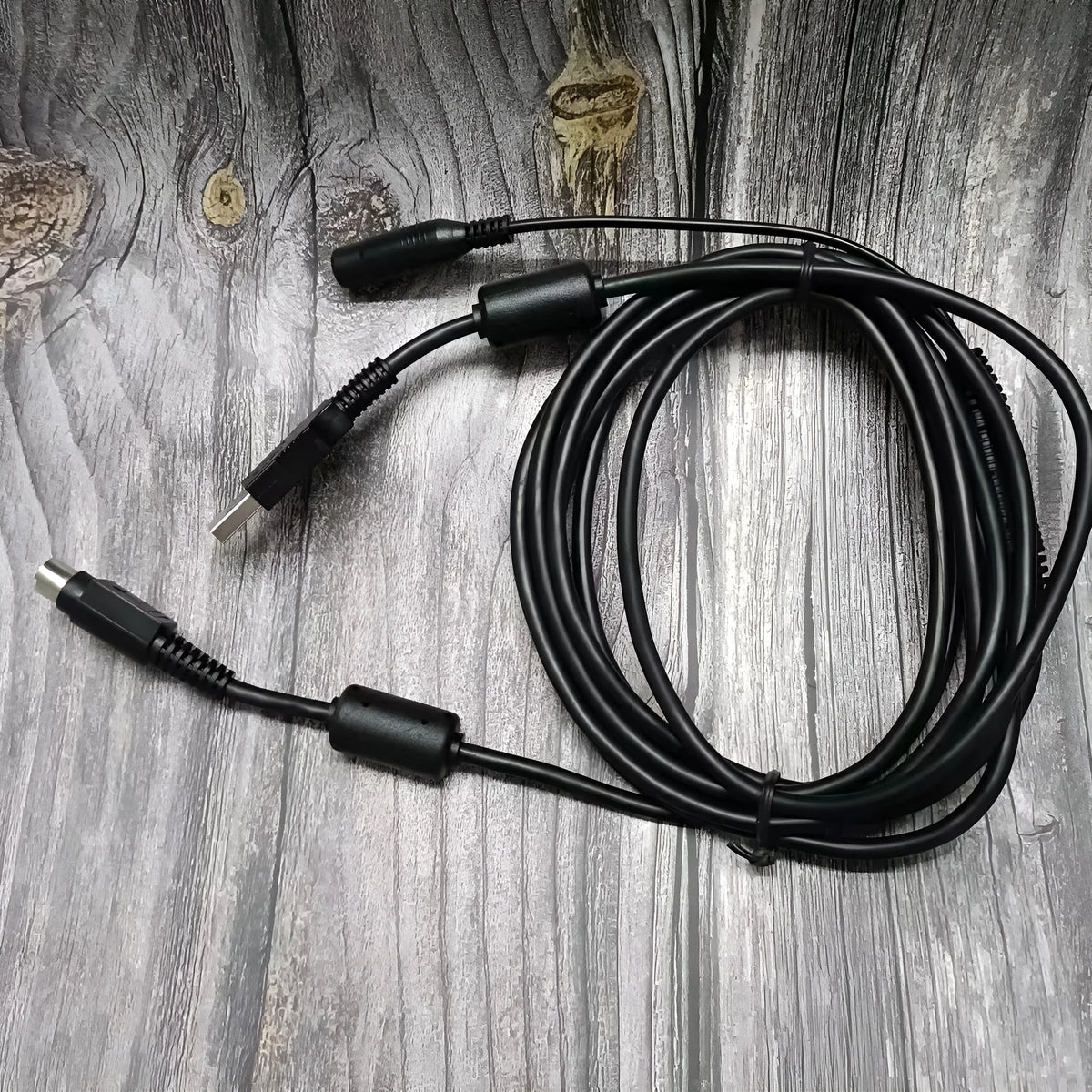 Camera power cord, 3 M line length, Logitech camera wire colour, customization as request, packed in a PP bag