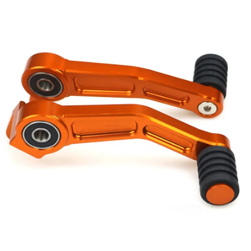 Orange KTM gear and brake lever set for DUKE125, DUKE200, DUKE390, RC125, RC200 and RC390 models