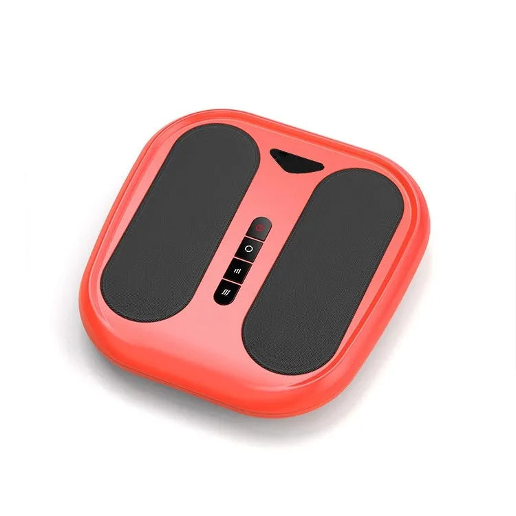 Multifunctional foot massager with acupuncture point kneading in black, green, orange, and red colour options