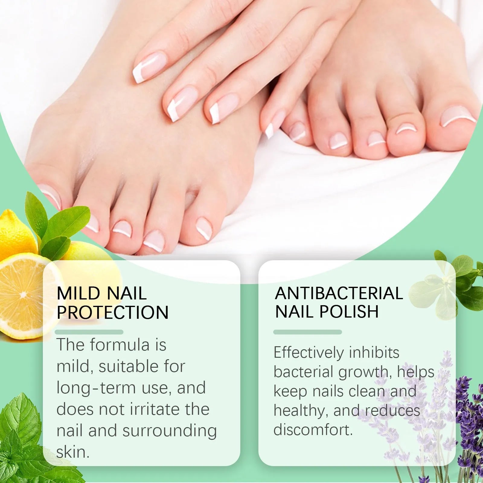 30ml bottle of gentle nail care nursing solution for daily cleaning and cuticle treatment