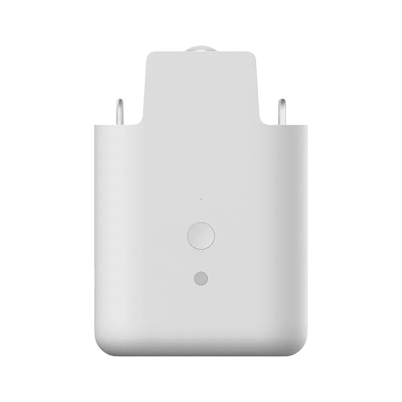 White electric curtains with automatic opening and closing function, USB power connection