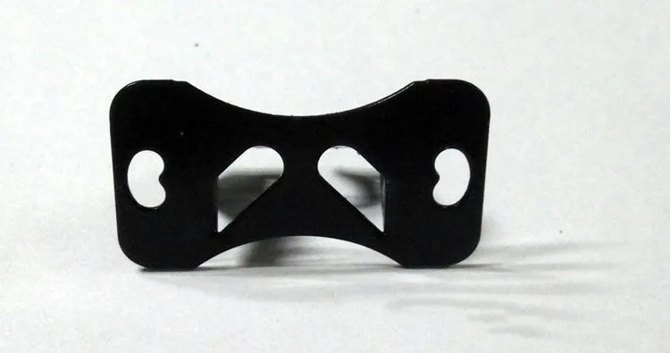 Black metal universal in-car camera holder with adjustable swivel mechanism