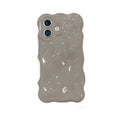 Cold style gray bubble shell TPU phone case for iPhone with anti-fall feature